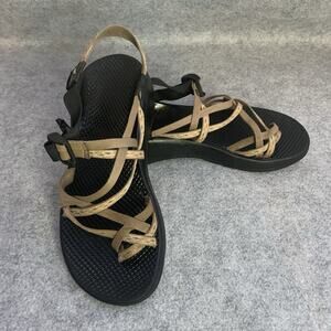 Chaco Women's ZX/2 Cloud Sandal, Tan Straps, Toe Loop, Size 10, Hiking Outdoor